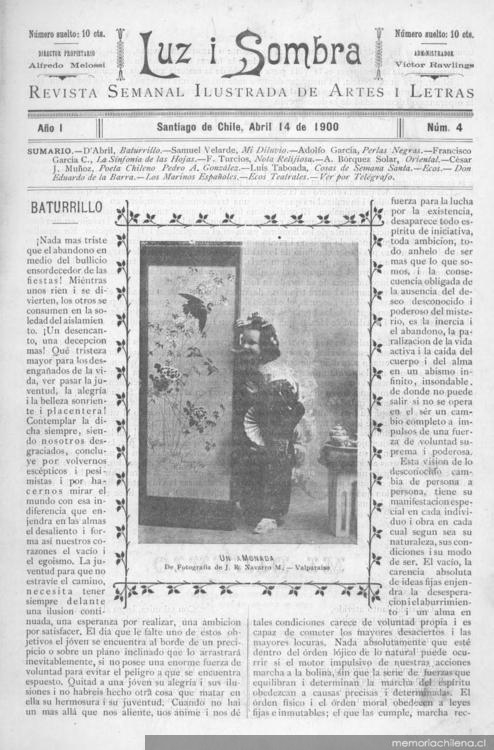 Luz i sombra : n° 4 : 14 de abril de 1900