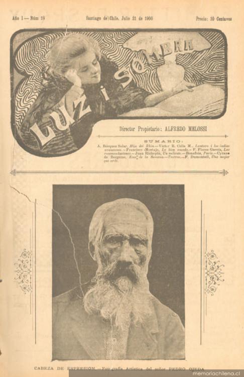 Luz i sombra : n° 18 : 21 de julio de 1900