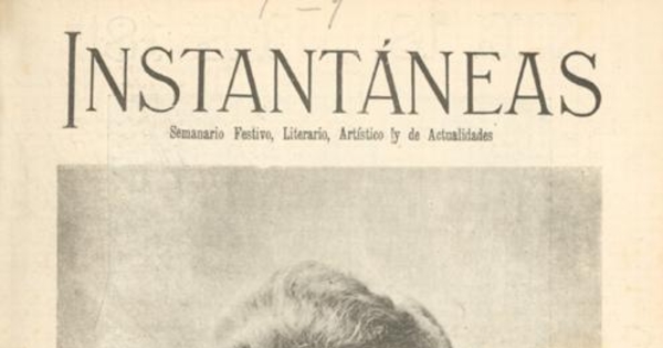 Instantáneas : semanario festivo, literario, artístico y de actualidades : n° 9 : 27 de mayo de 1900