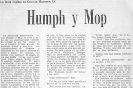 La guía inglesa de Cristián Huneeus : IX : Humph y Mop