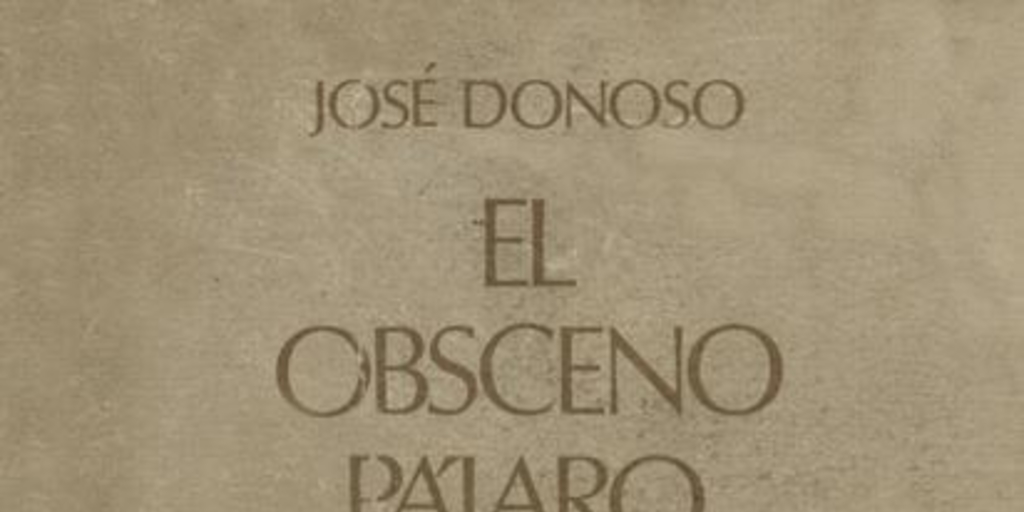 El obsceno pájaro de la noche