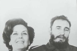 Laura Allende Gossens con Fidel Castro, 11 de noviembre de 1971