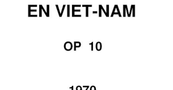 En Viet-Nam [música]: cantata de cámara para coro, contralto, dos pianos y percusión (1970)