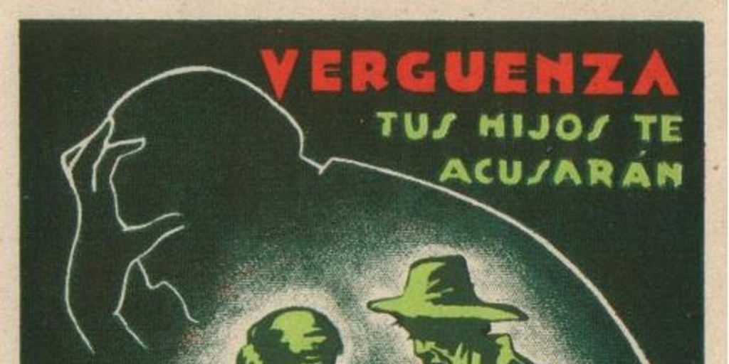 Cartel ganador del concurso "Afiches Profilácticos" de la Caja del Seguro Obligatorio en la región de Tarapacá, 1937