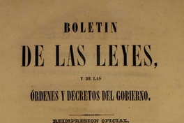 Facultades extraordinarias, Santiago, enero 31 de 1837