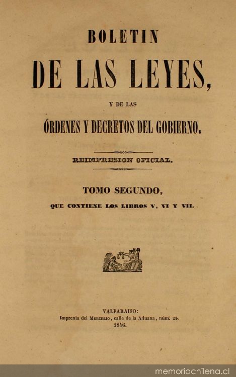 Empleados de los ministerios, Santiago, febrero 15 de 1837