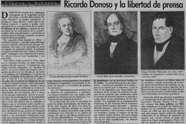 Ricardo Donoso y la libertad de prensa