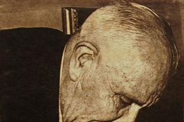 Francisco Encina en su vejez, hacia 1960