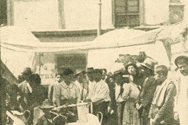 Cocinería popular en Santiago de Chile, 1919