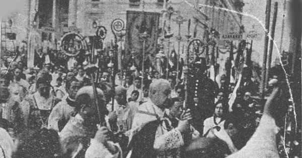 Procesión del Congreso Social Católico, 1910