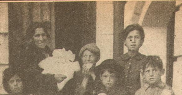 Pobres en Valparaíso, 1918