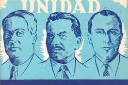 Luis Emilio Recabarren, Pedro Aguirre Cerda, Eugenio Matte.