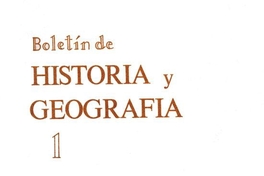 Boletín de historia y geografía : n° 1, 1986