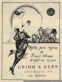 Objetos para regalos de plaqué alemán del gusto más refinado : Grimm y Kern