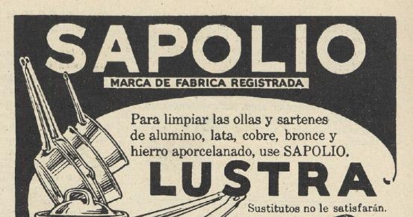 Sapolio : marca de fábrica registrada
