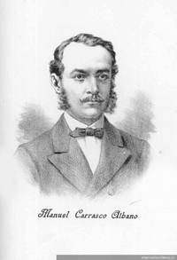 Manuel Carrasco Albano, 1834-1873