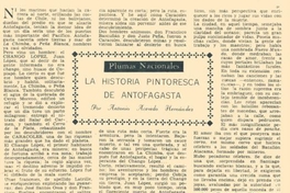 La historia pintoresca de Antofagasta