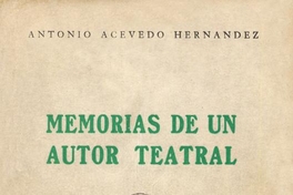 Memorias de un autor teatral