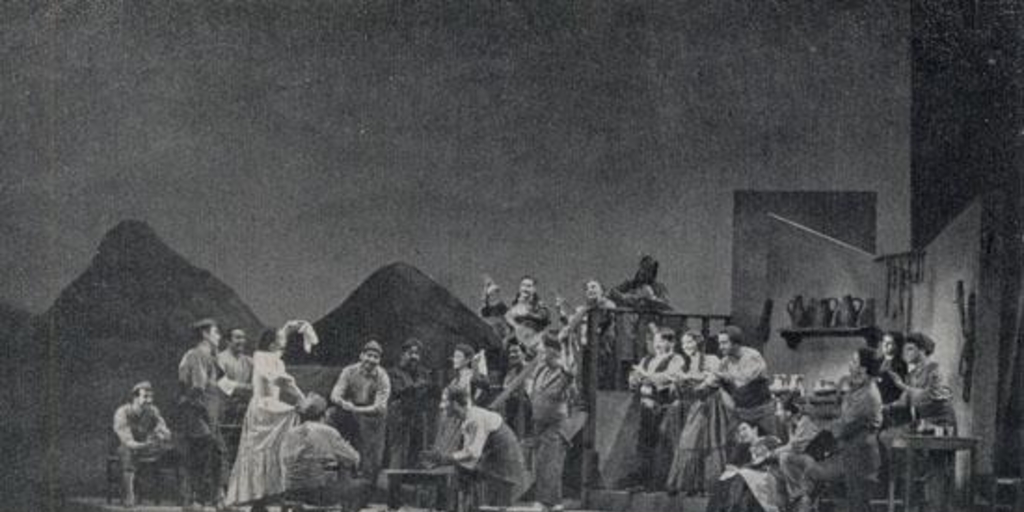 Chañarcillo, Compañía del Teatro Experimental, 1953