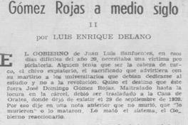 Gómez Rojas a medio siglo II