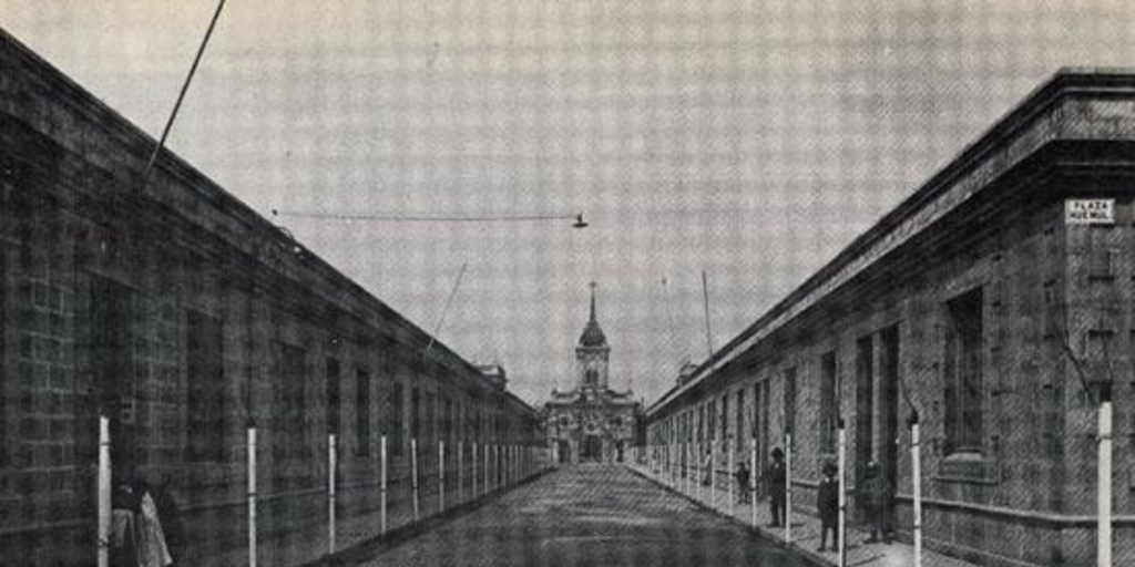 Calle de Población Huemul, hacia 1912