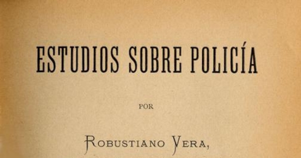 Estudios sobre policía