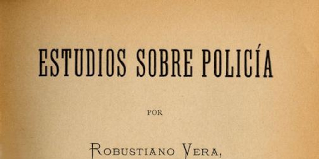 Estudios sobre policía