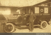 Ambulancia automóvil de la policía, 1920