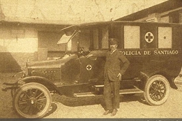 Ambulancia automóvil de la policía, 1920