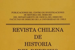 La apelación en materia de gobierno y su aplicación en la Real Audiencia de Chile (siglos XVII, XVIII y XIX)