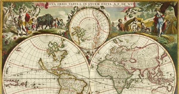 Nova orbis tabula in lucem edita, hacia 1680