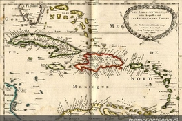 Les isles Antilles, etc., entre les quelles sont les Lucayes, et les Caribes, 1657