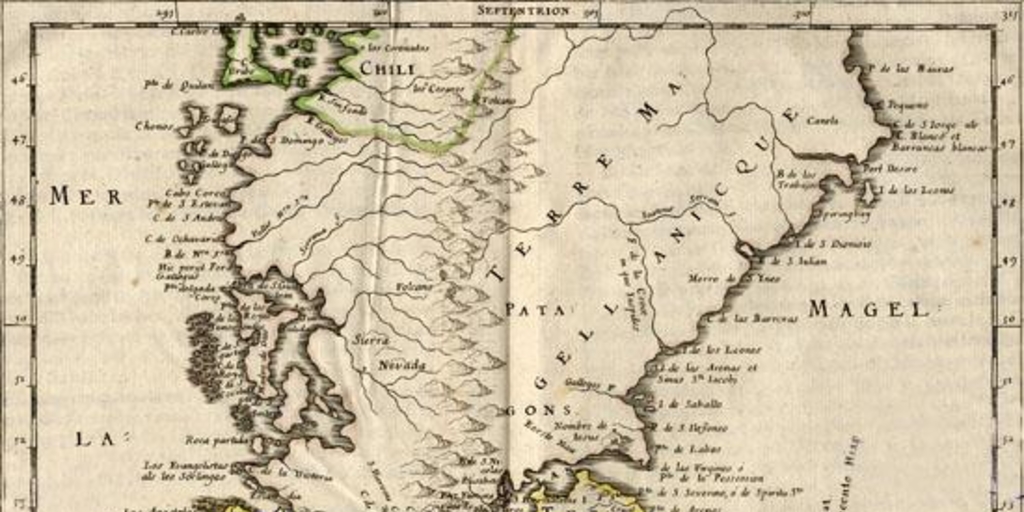 Destroit de Maguellan, Terre, et isles magallaniques, 1657