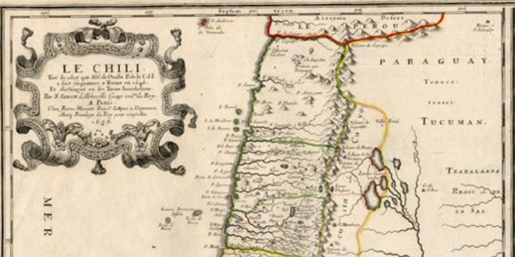 Le Chili, 1670