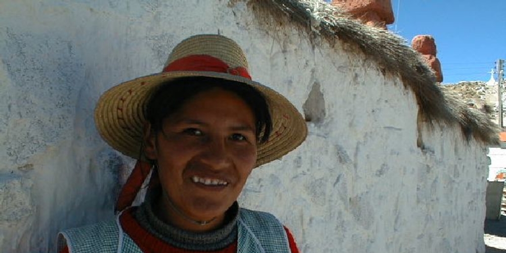 Mujer aymara, Parinacota, Primera Región, 2002