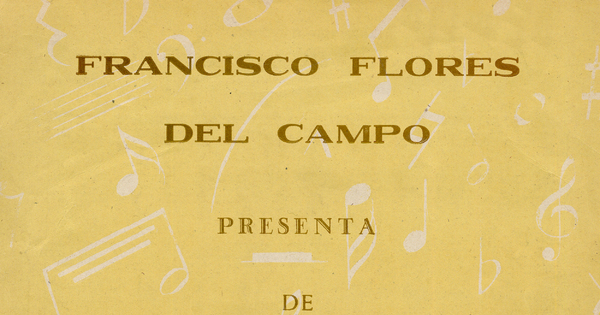 Yo vengo de San Rosendo [música] : [para canto y piano] de La pérgola de las flores