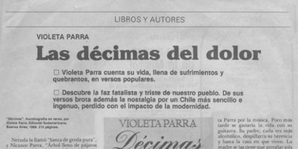 Las décimas del dolor