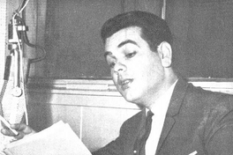 Juan Carlos Gil en radio Chilena, 1966