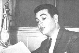 Juan Carlos Gil en radio Chilena, 1966