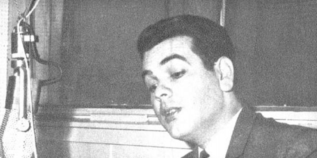 Juan Carlos Gil en radio Chilena, 1966