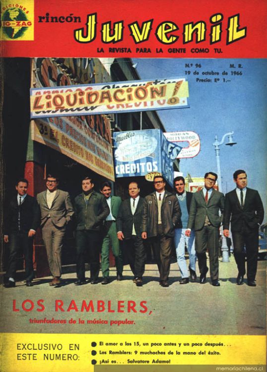 Rincón juvenil : n° 96, 19 de octubre de 1966