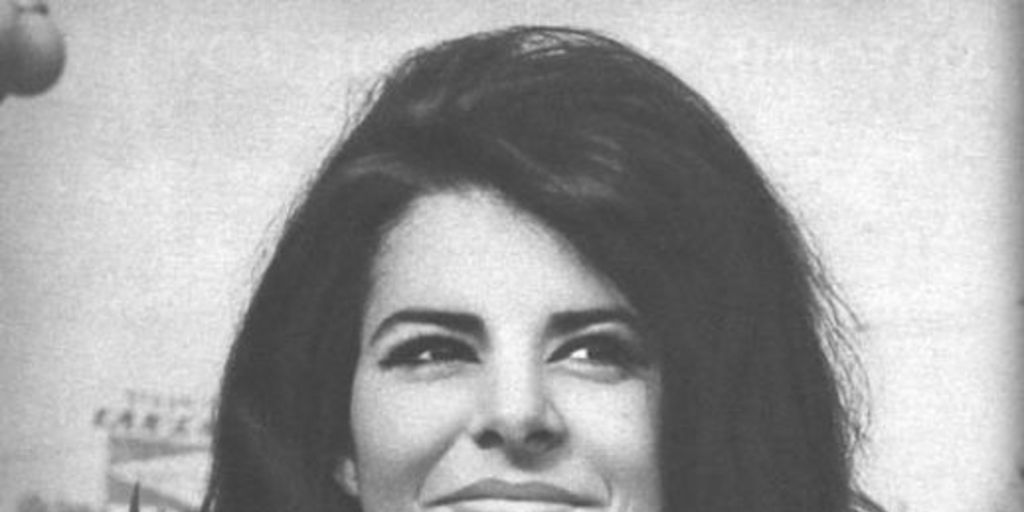 Gina, vocalista del conjunto Gina y los Tickets, 1966