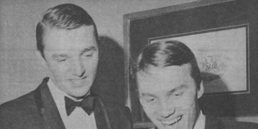 Peter Rock junto a su hermano Alex Alexander, 1965