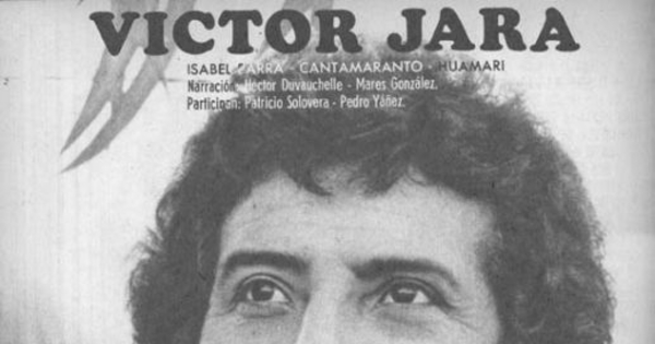 Víctor Jara... jueves 30 recital