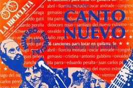 Canto Nuevo : cancionero, hecho en Chile