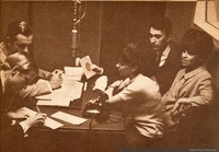 Programa "Fogatas" en Radio Santiago, 1965