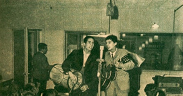 Programa "La Peña Juvenil" en Radio Chilena, 1966