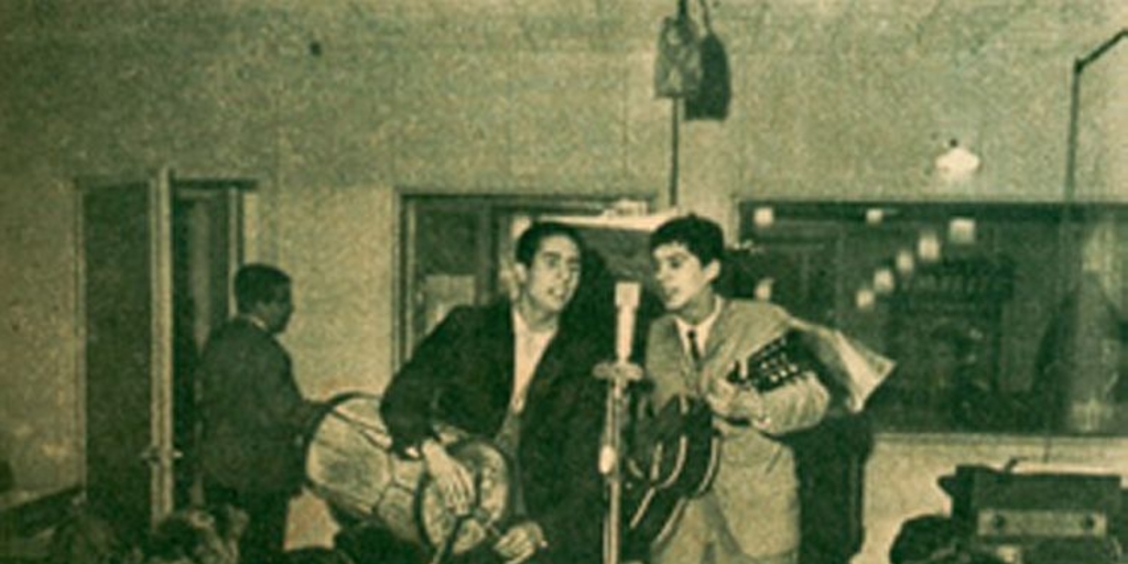 Programa "La Peña Juvenil" en Radio Chilena, 1966