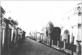 Calle del Cementerio General de Santiago, 1910