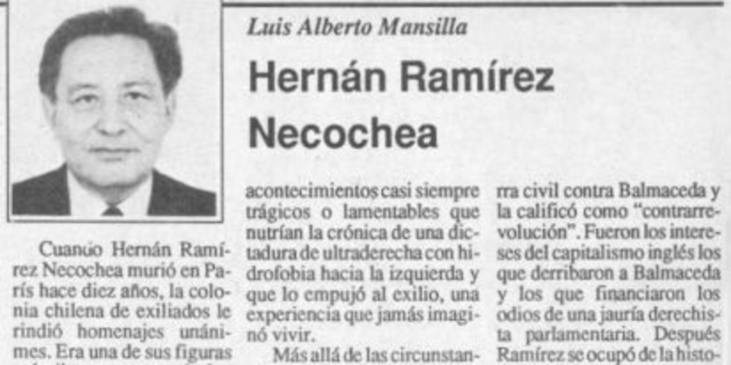 Hernán Ramírez Necochea